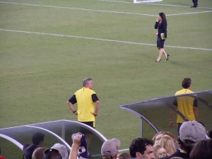 Fergie gets hot and bothered even in pre=season Fergie gets hot and bothered even in preseason