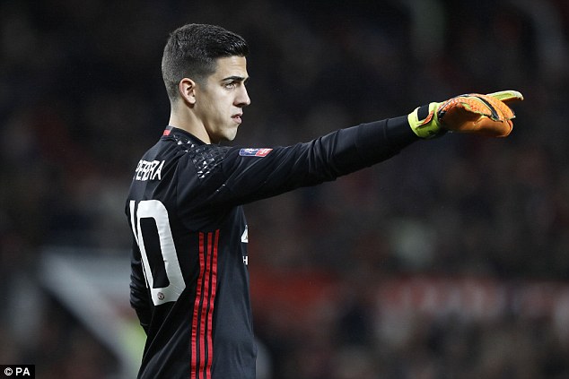 Manchester United goalkeeper Joel Pereira